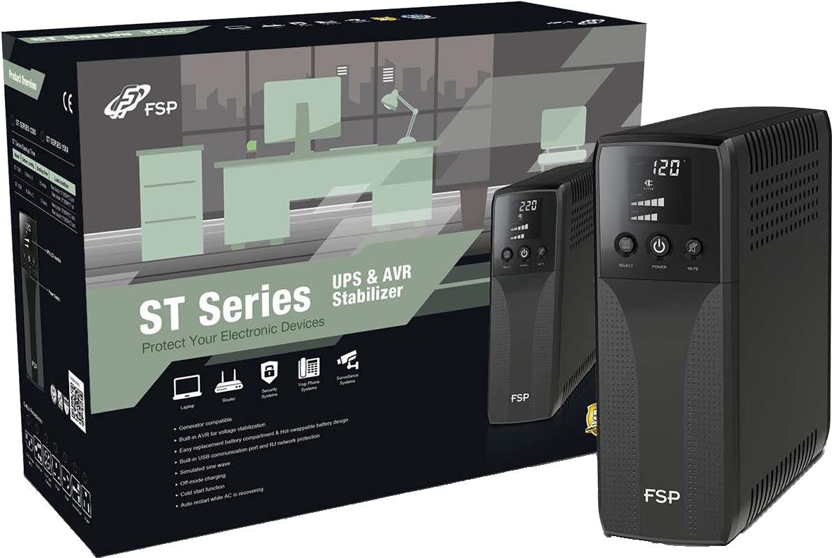 FSP ST 1500 Unterbrechungsfreie Stromversorgung (USV) Line-Interaktiv 1,5 kVA 900 W (PPF9004000)