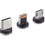 S/CONN maximum connectivity Ersatz--Magnetstecker Set, 3in1 mit Halter (14-19003)