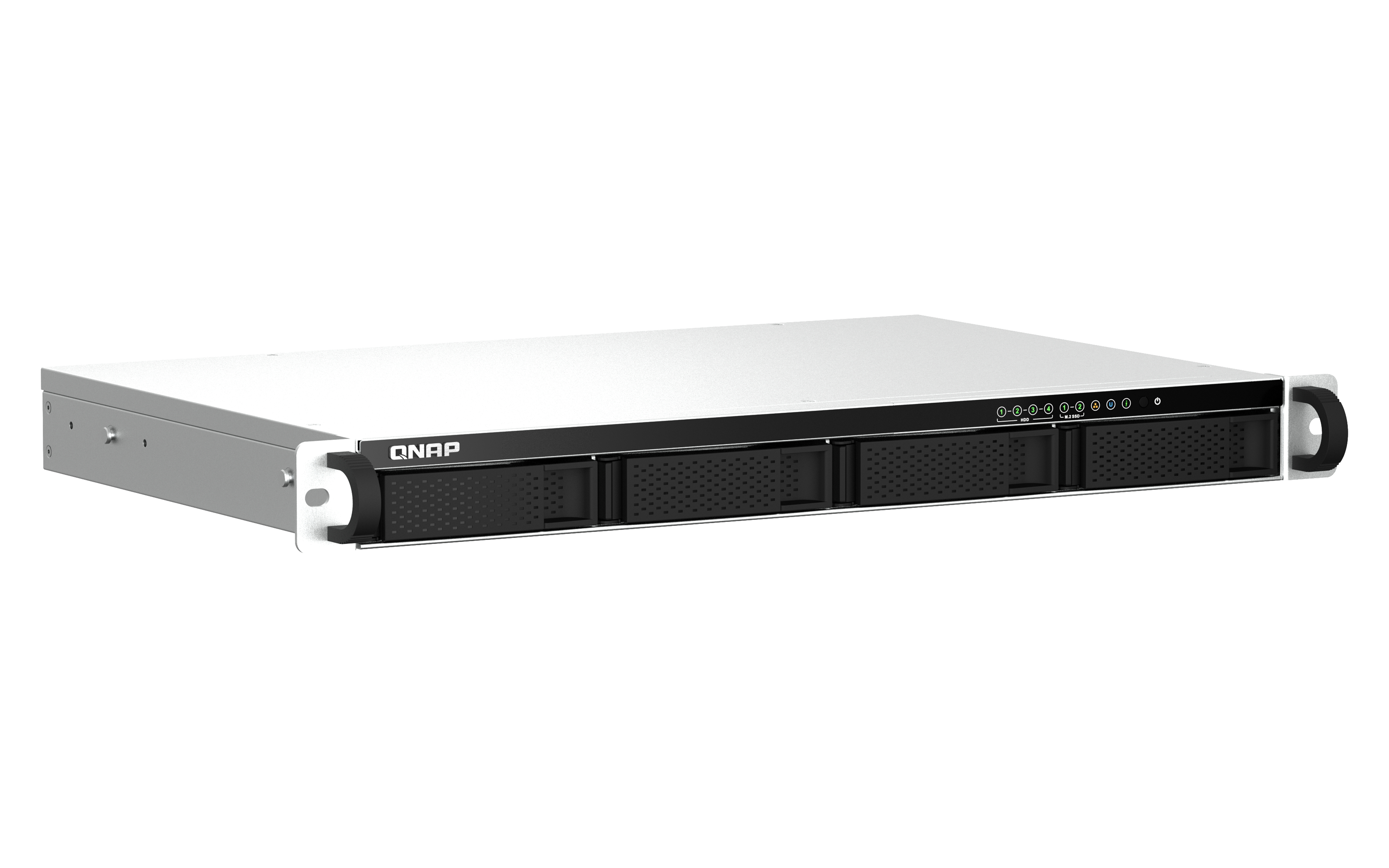 QNAP TS-464eU NAS Rack 1U Intel Celeron N5095 8 GB RAM Schwarz