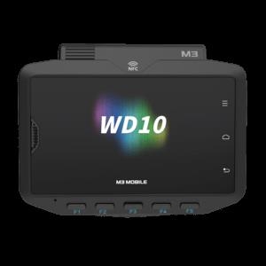 M3 Mobile WD10, 10,5cm (4''), Projected Capacitive, USB-C, BT, WLAN, NFC, Android Mobiles Datenerfassungsgerät, Bildschirmdiagonale: 10,5 cm (4''), Projected Capacitive, Multi Touch, Auflösung: 800x480 Pixel, Kamera (13 MP), Vibration, Anschluß: USB-C, Bluetooth, WLAN (802.11ac), NFC, RAM: 4GB, Flash: 64 GB, Android (13), inkl.: Akku, 3350 mAh, Handschlaufe, Schutzfolie (WD1W0C-T0CWSS-HF)