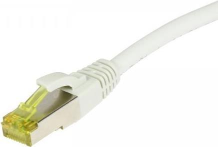 Patchkabel RJ45, CAT6A 500Mhz, 5m, weiss, S-STP(S/FTP), TPE/LSZH(Ultraflex), AWG26, mitCat.7 Rohkabel, Synergy 21 (S217635)