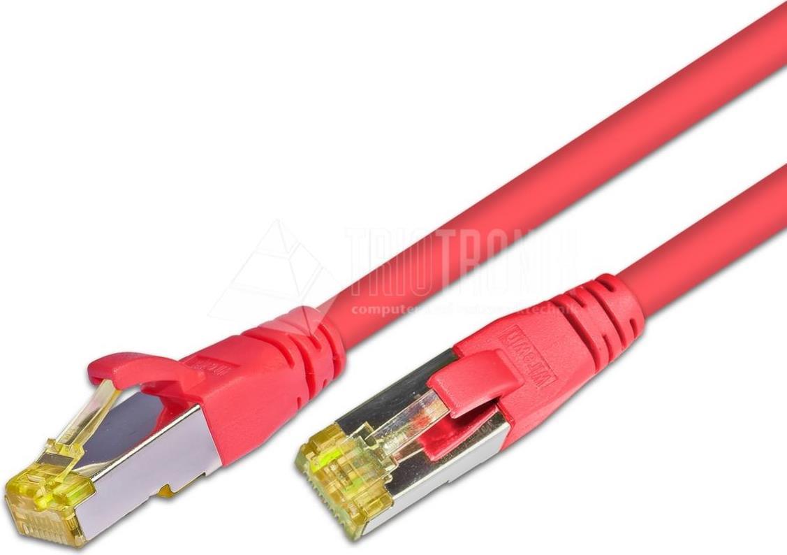 Wirewin Cat.6a AWG26 7.5m Netzwerkkabel 7,5 m Rot (PKW-PIMF-KAT6A 7.5 RT)