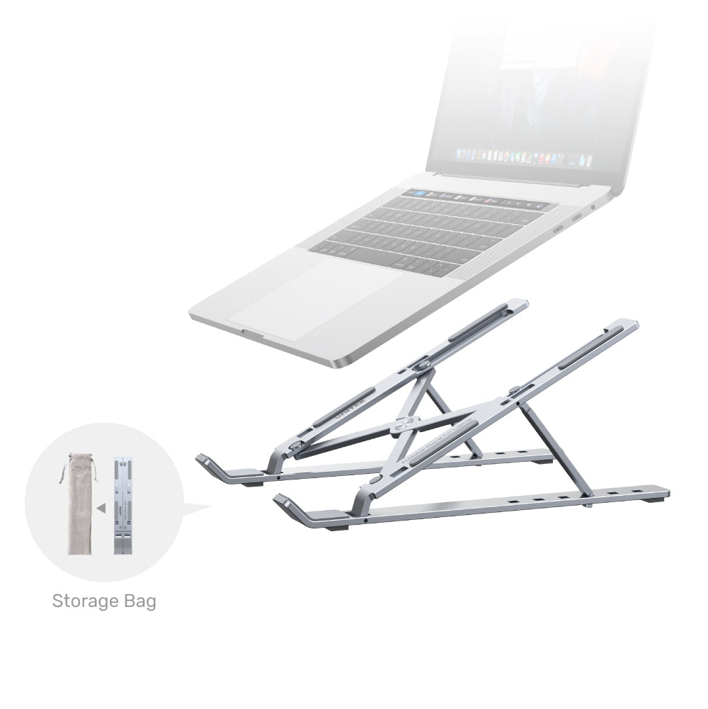 Unitek OT155SL Notebook-Ständer Aluminium Silber