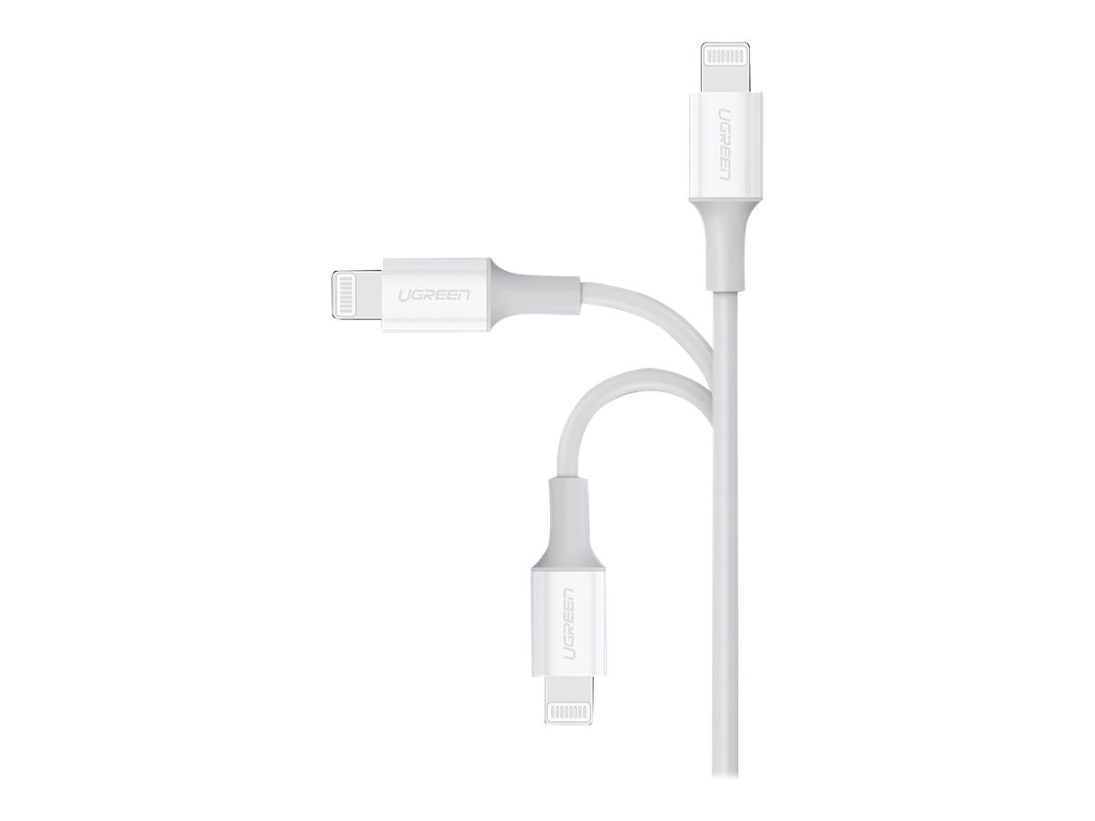 Ugreen 10493 Lightning-Kabel 1 m USB-C Lightning Weiß