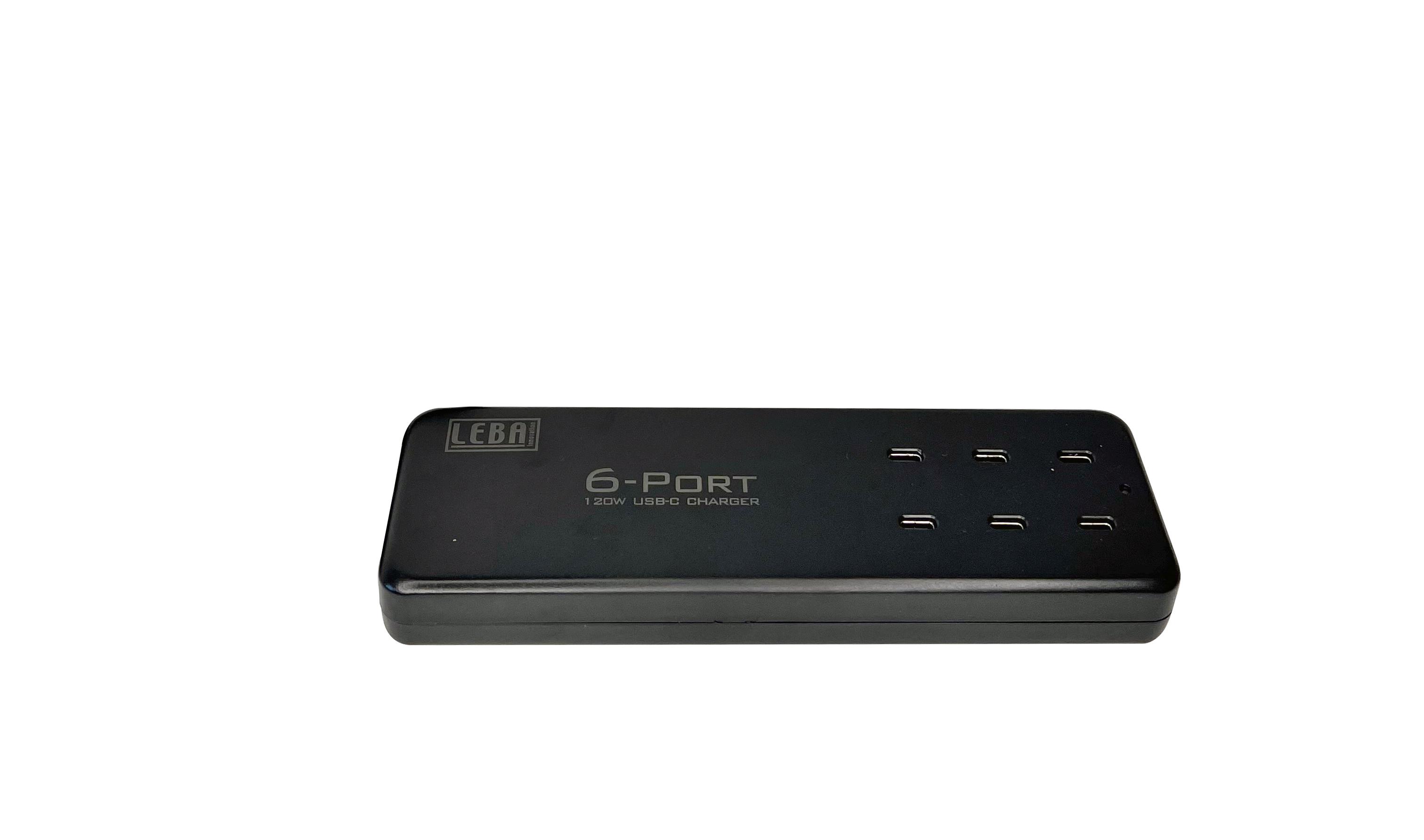 Leba NoteCharge 6 Ports USB-C Ladestation 20 W Schwarz
