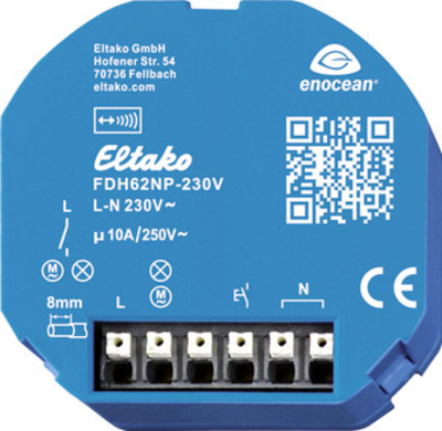 Eltako FDH62NP-230V+FTKB-rw Funk Schaltaktor (30100036)