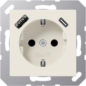 Jung SCHUKO Steckdose mit USB Typ AC A1520-15CA (A1520-15CA)