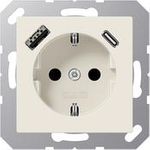 Jung SCHUKO Steckdose mit USB Typ AC A1520-15CA (A1520-15CA)