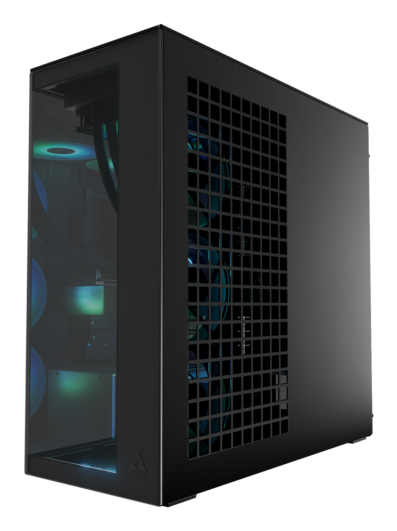 Arctic Xtender PC-Gehäuse Midi Tower E-ATX USB Typ C Schwarz