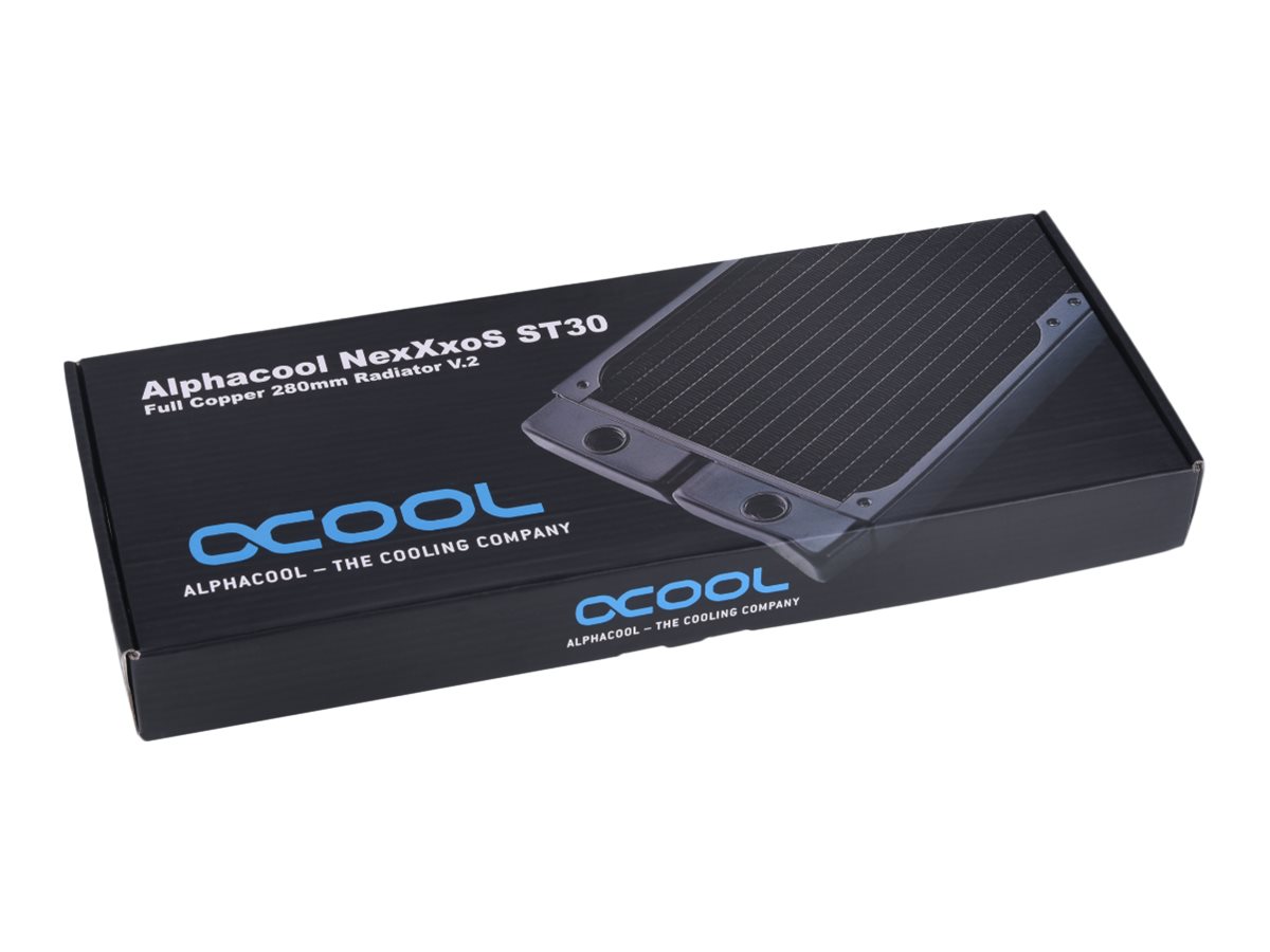 Alphacool NexXxoS ST30 Full Copper V.2 280mm Radiator Schwarz