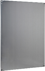 Schneider Electric NSYMP186. Typ: Mounting plate, Produktfarbe: Grau, Material: Galvanisiertes Stahl. Breite: 600 mm, Tiefe: 27 mm, Höhe: 1800 mm (NSYMP186)