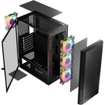 Logic ARAMIS ARGB MINIDI USB-3.0-Gehäuse schwarz (AT-ARAMIS-10-0000000-0002)