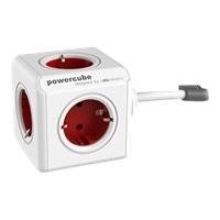 allocacoc PowerCube Extended inkl. 1,5 m Kabel blau Type F (1306BL/DEEXPC)