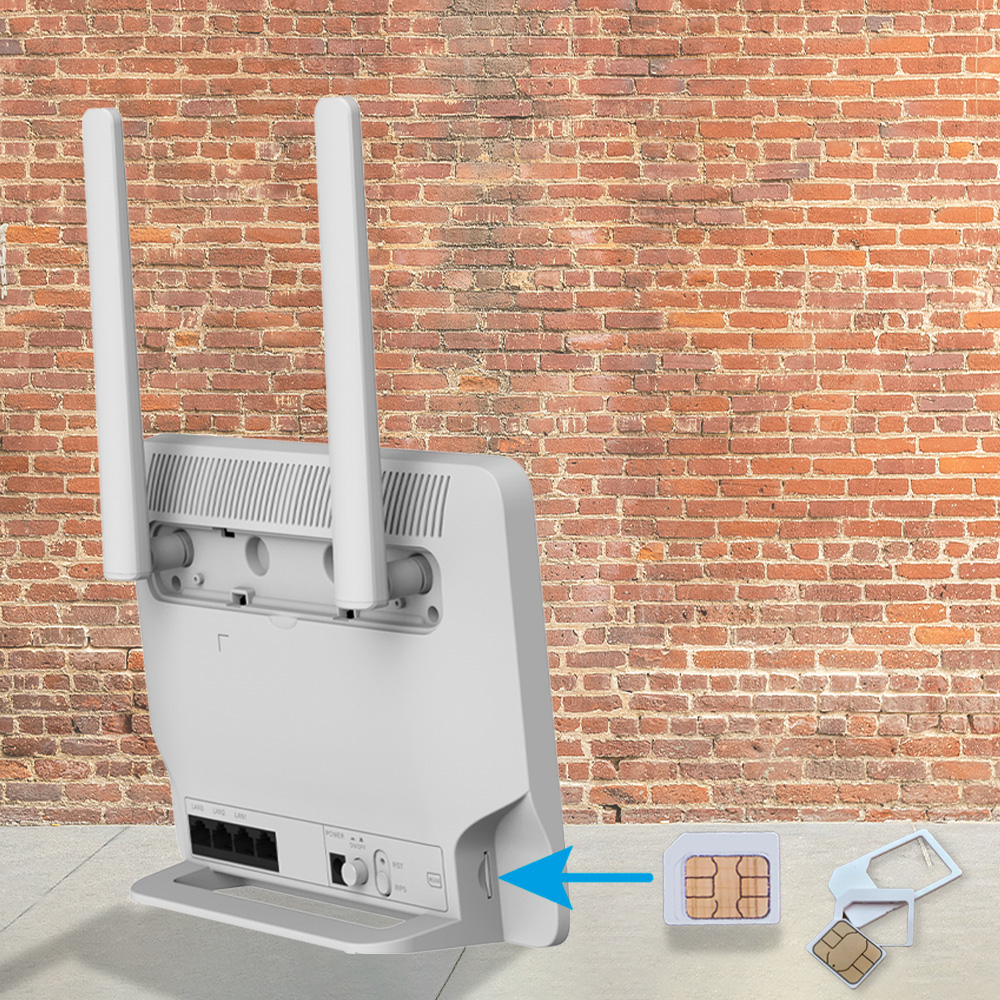 Strong 4G+ROUTER1200 Mobilfunk-Router Gigabit Ethernet Weiß