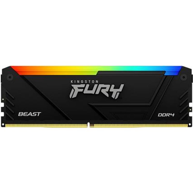 Kingston FURY Beast RGB DIMM 8GB DDR4-3600 CL17-21-21 KF436C17BB2A/8