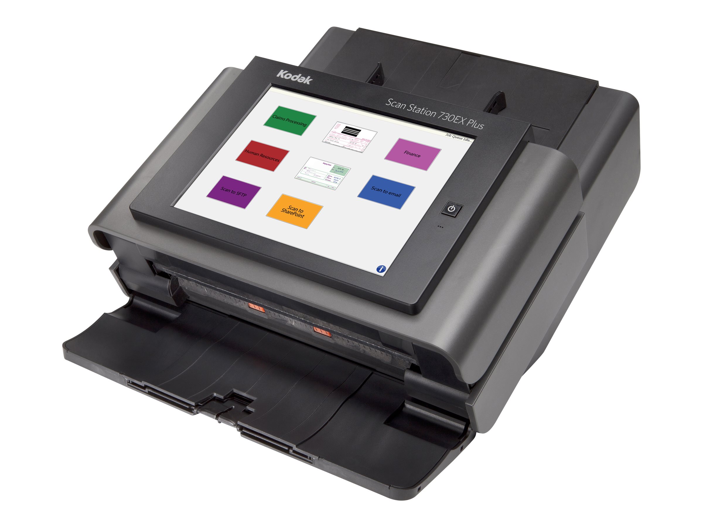 Kodak Scan Station 730EX Plus A4 Netzwerk-Dokumentenscanner Duplex 70 ppm 600 dpi LCD-Touchdisplay Schwarz
