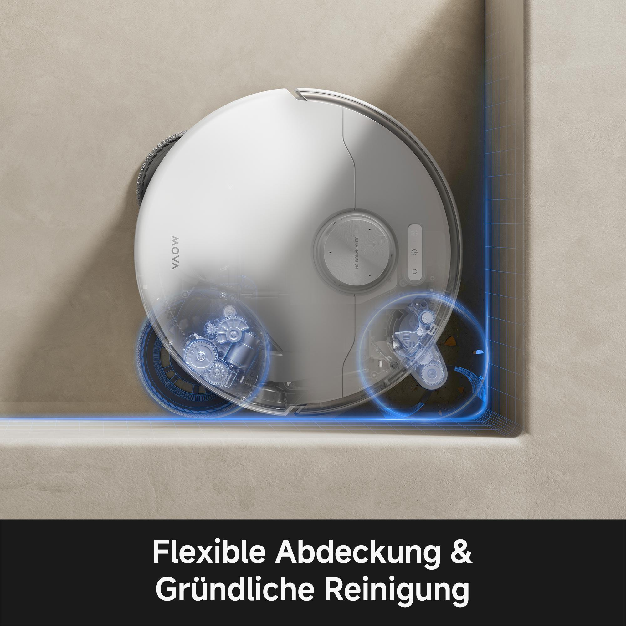MOVA P70 Pro Ultra Saug-Wisch-Roboter mit Reinigungsstation Weiß
