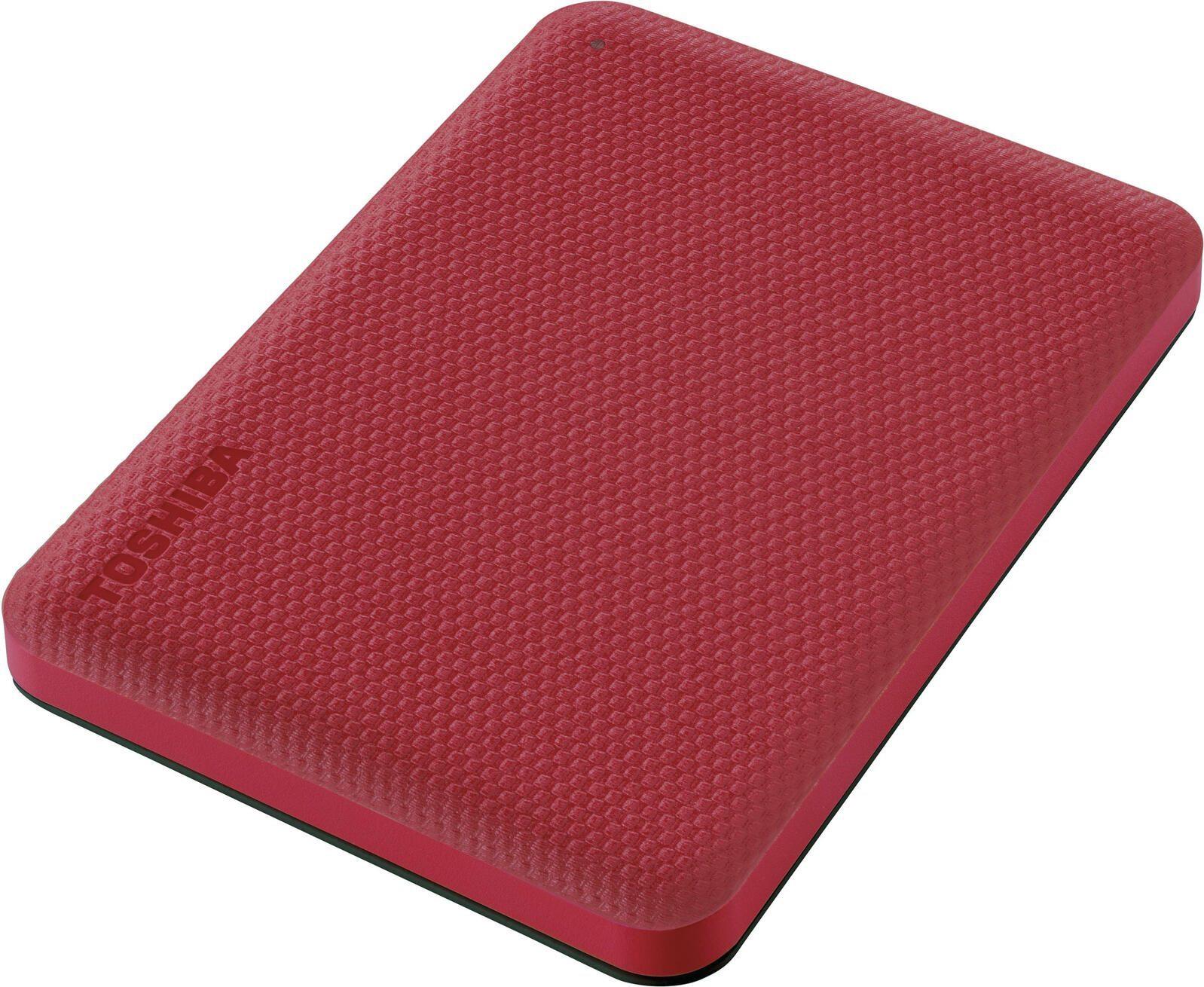 Toshiba Canvio Advance 1 TB Externe Festplatte 2,5" USB 3.2 Gen 1 Rot