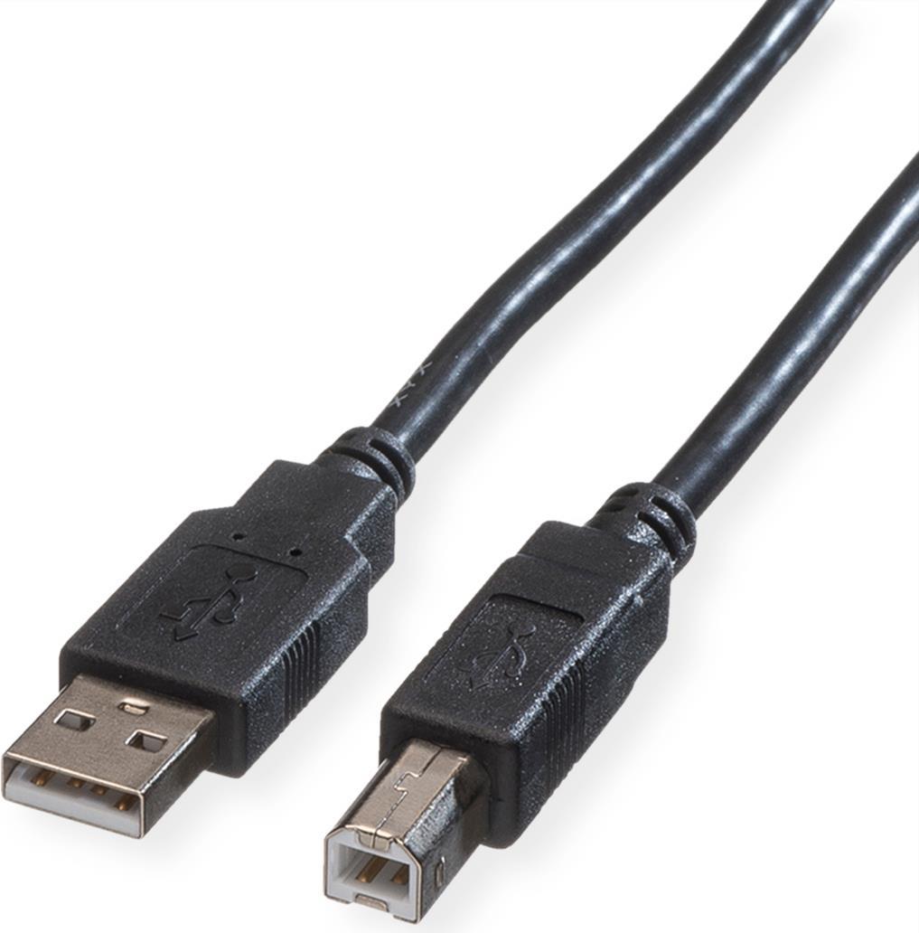 Secomp 11.44.8808 USB Kabel 0,8 m USB 2.0 USB A USB B Schwarz (11.44.8808)