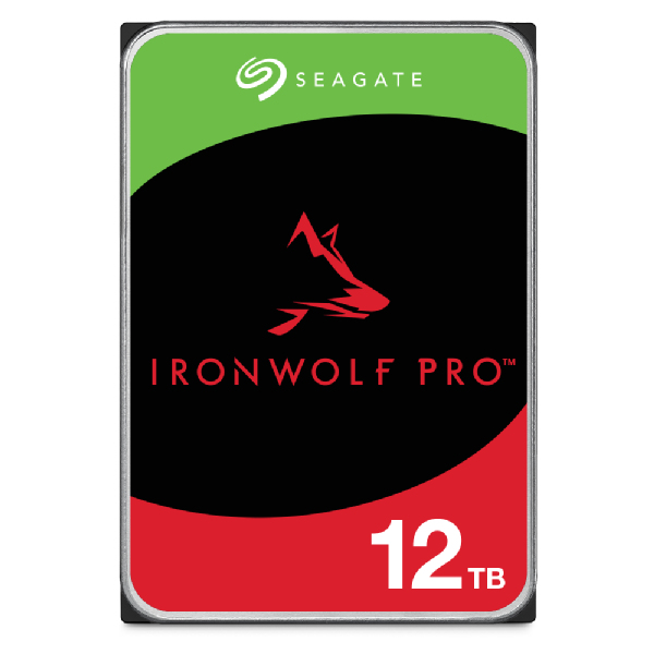 Seagate IronWolf Pro ST12000NT001 Interne NAS-Festplatte 12 TB 3.5" SATA 6Gb/s 7200 rpm 256 MB Cache