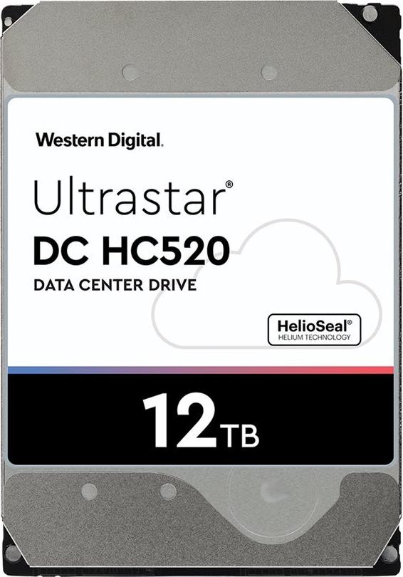 Western Digital WD Ultrastar DC HC520 HUH721212ALE600 12 TB 3.5" SATA 6Gb/s