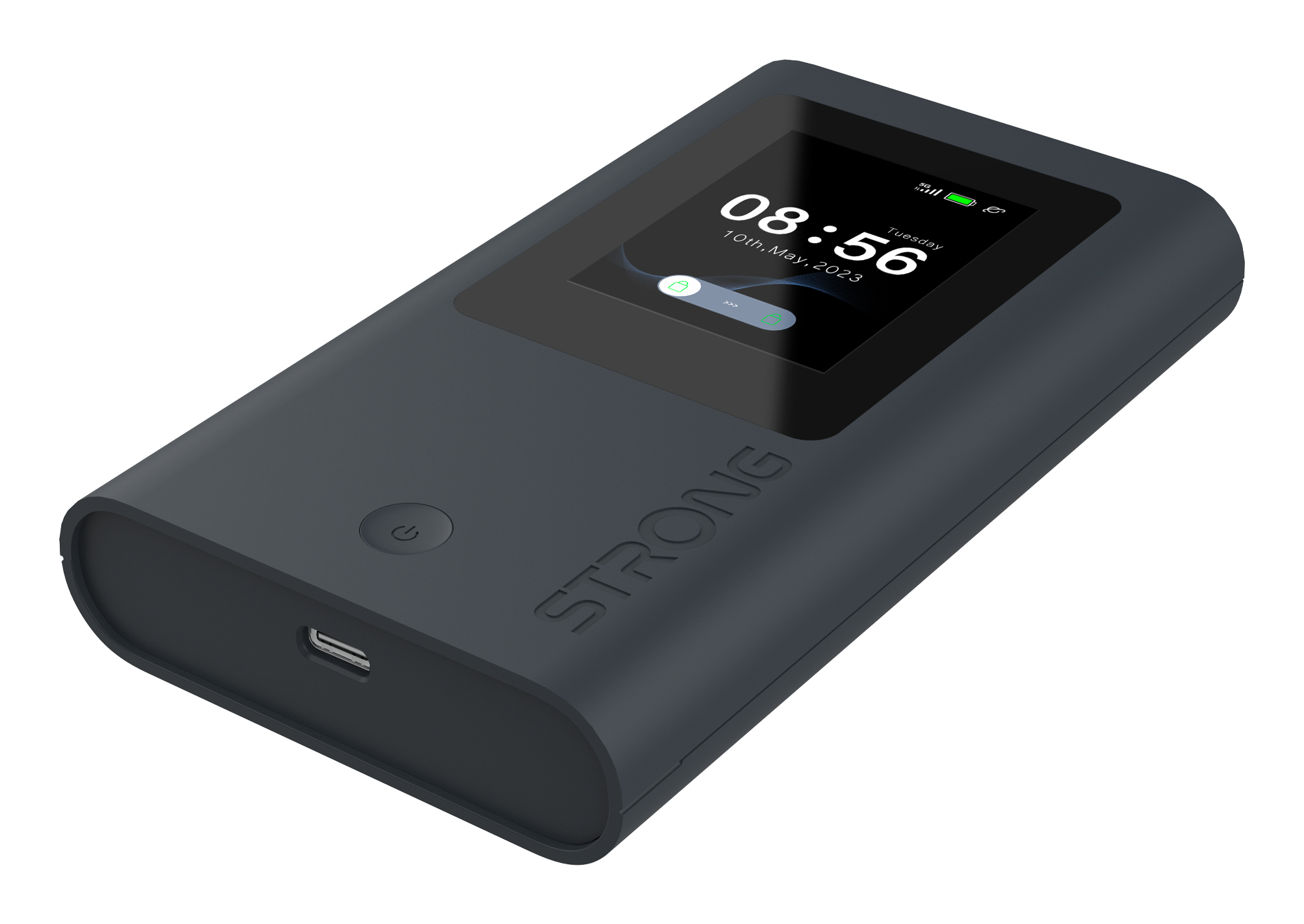 Strong MIFIAX1800 Mobiler Hotspot 5G 3.4 Gbps Wi-Fi 6 Schwarz