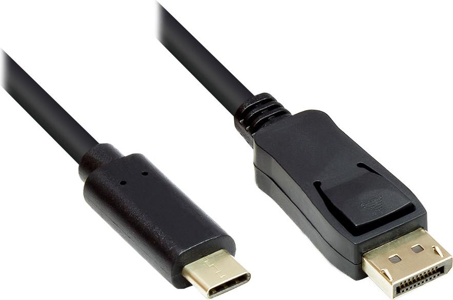 Alcasa GC-M0107 Videokabel-Adapter 3 m USB Typ-C DisplayPort Schwarz (GC-M0107)