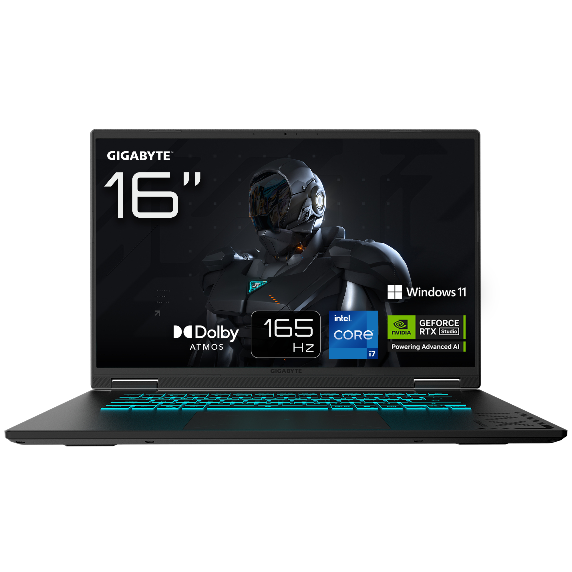 Gigabyte Gaming A16 CWHI3DEC94SH 16" Intel Core i7-13620H 16 GB RAM 1 TB SSD Black Steel