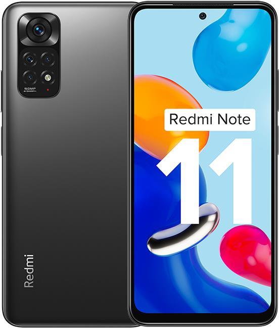 Xiaomi Redmi Note 11 16,3 cm (6.43 ) Dual SIM Android 11 4G USB Typ C 4 GB 128 GB 5000 mAh Grau (37651)  - Onlineshop JACOB Elektronik