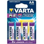 VARTA Batterie Professional LithiumAA 1,5 V 2600 mAh VPE 4