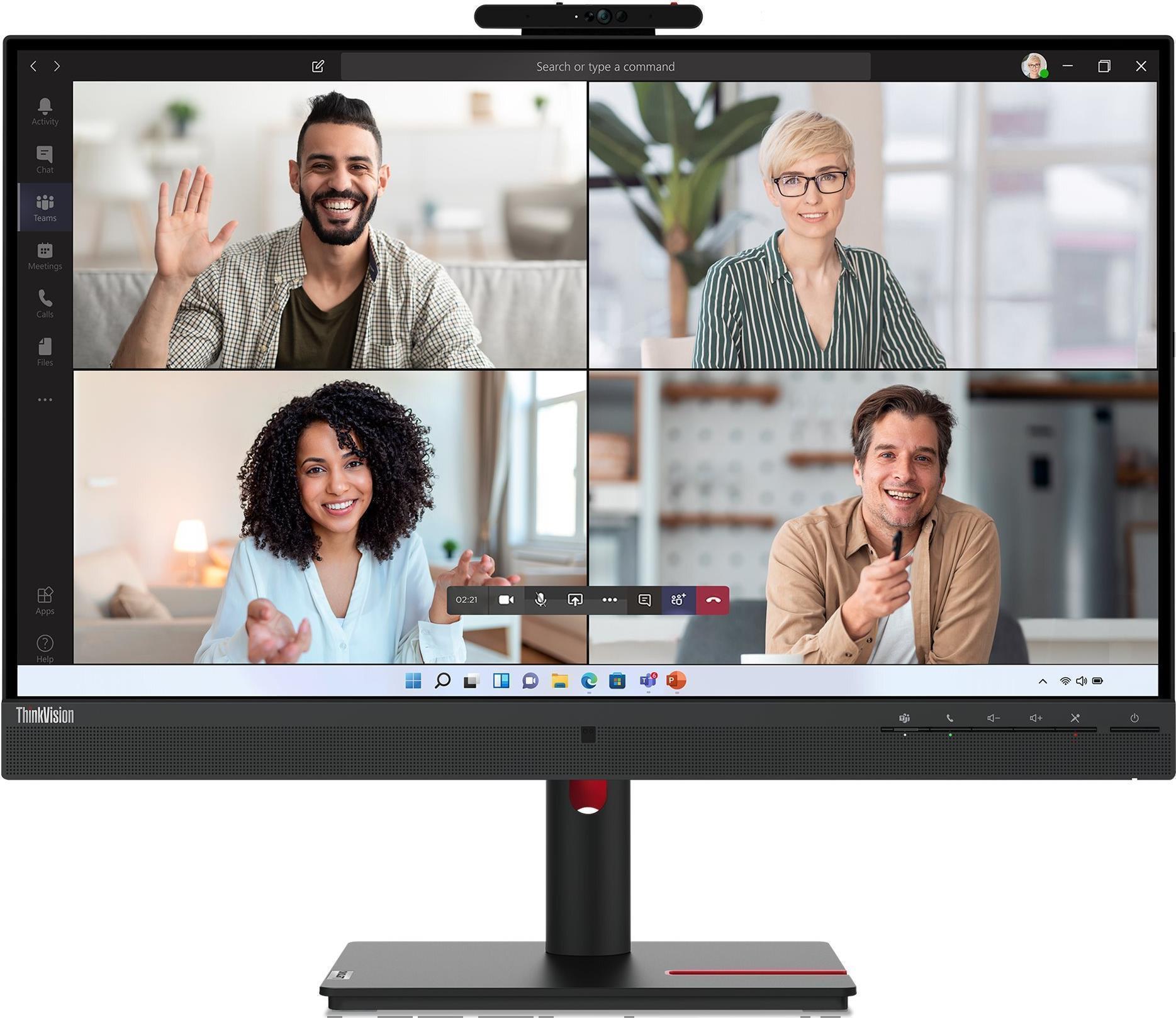 Lenovo ThinkVision T27hv-30 68,6 cm (27" ) 2560 x 1440 Pixel Quad HD LED Schwarz [Energieklasse F] (63D6UAT3EU)