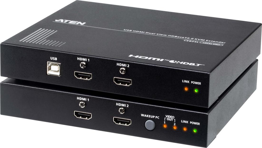 ATEN CE824 USB-HDMI-Dual-View-HDBase 2.0-KVM-Extender (CE824)