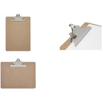 MAUL Klemmbrett MAULclassic, Hartfaser-Holz, DIN A4 quer Nostalgie-Klemme an der langen Seite, Klammer aus Stahl, - 1 Stück (2392670)