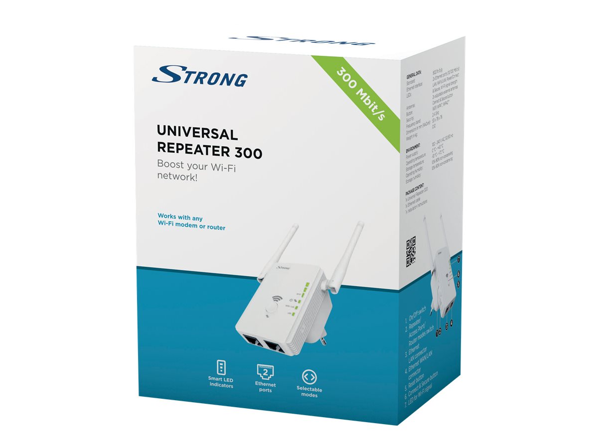 Strong Universal Repeater 300 REPEATER300V2 300 Mbit/s Weiß