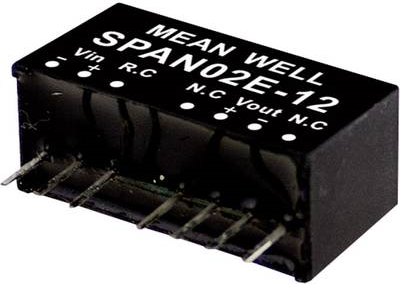 MEAN WELL SPAN02B-12 Netzteil & Spannungsumwandler 2 W (SPAN02B-12)