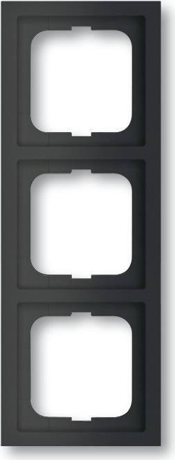 Busch-Jaeger 1754-0-4421. Produktfarbe: Schwarz, Design: Schraubenlos, Markenkompatibilität: Busch-Jaeger. Breite: 80 mm, Höhe: 222 mm, Dicke: 1,1 cm (2CKA001754A4421)