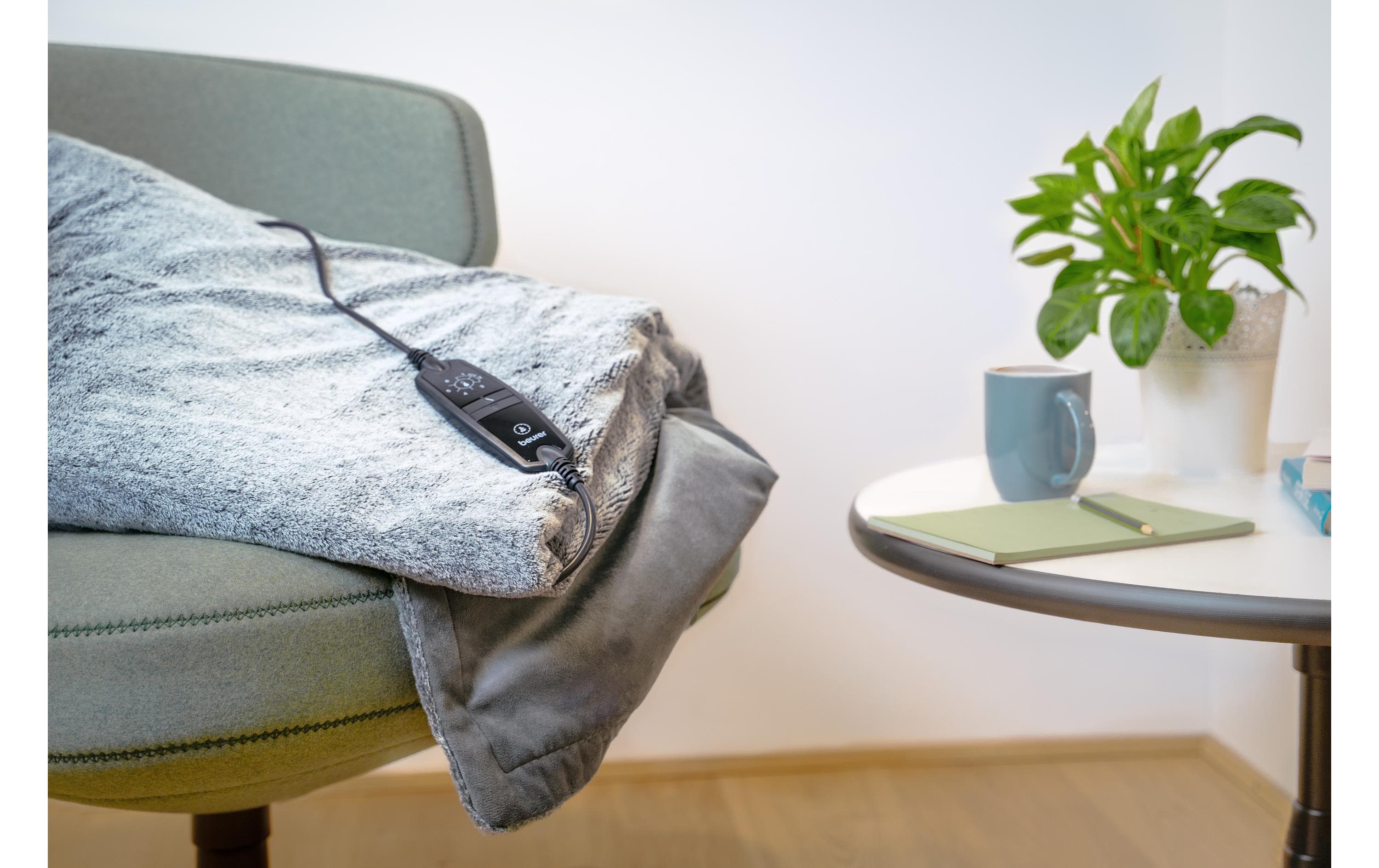 Beurer Green Planet HD 75 Heizdecke 180x130 cm Nordic Gray