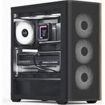 AeroCool Geh Midi D501A-G-WT-V2 (W/Wood/ATX) (ACCM-MA01043.21)