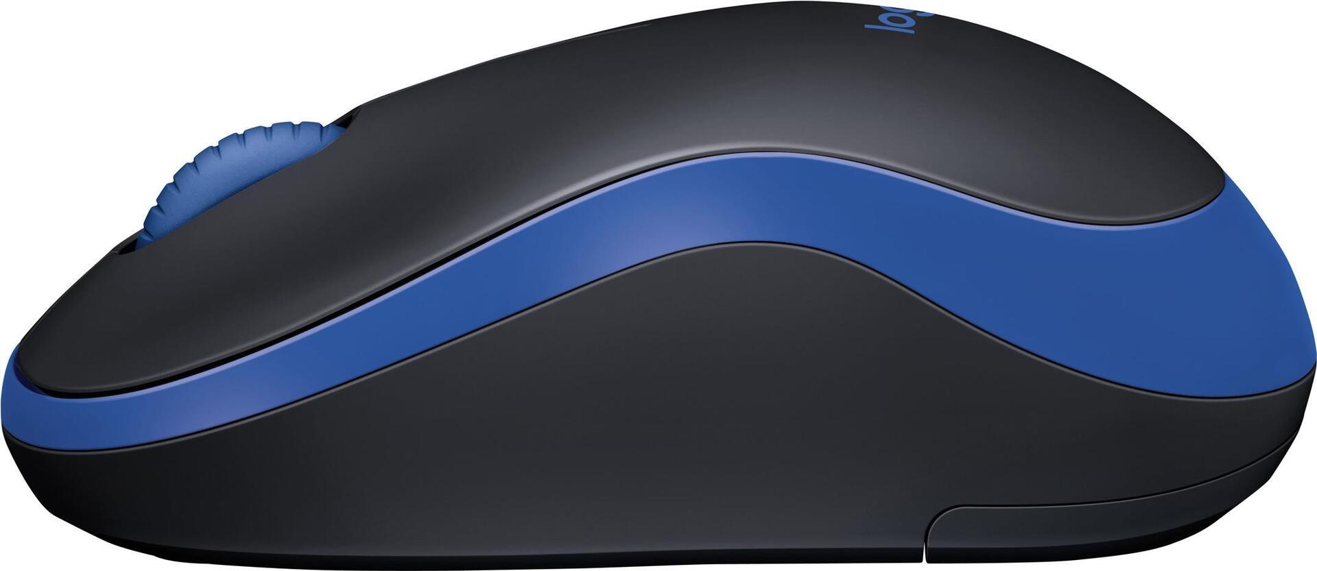 Logitech M185 Kabellose Maus RF Wireless 1000 DPI Blau