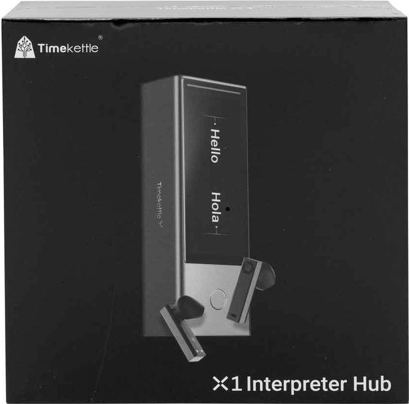 Timekettle X1 Translator black - tragbares Übersetzungsgerät (6971362040352) (B-Ware)
