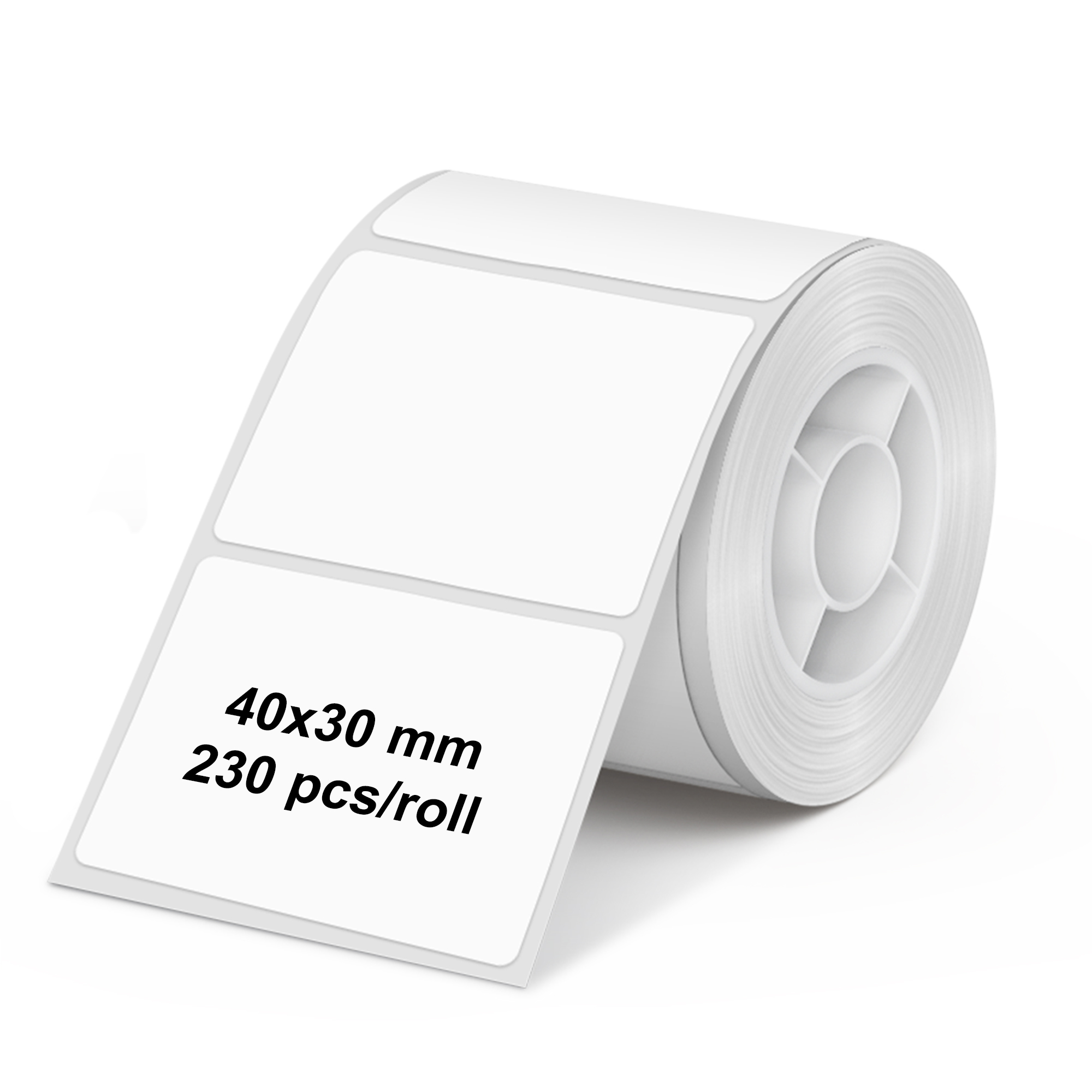 Olympia Etikettenrolle 6322 40 mm x 30 mm Transparent 230 Stück