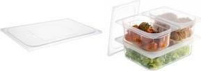 APS GN 1/3 Deckel PP, (B)325 x (T)176 x (H)15 mm aus transparentem Polypropylen, robust und formstabil, - 1 Stück (82119)