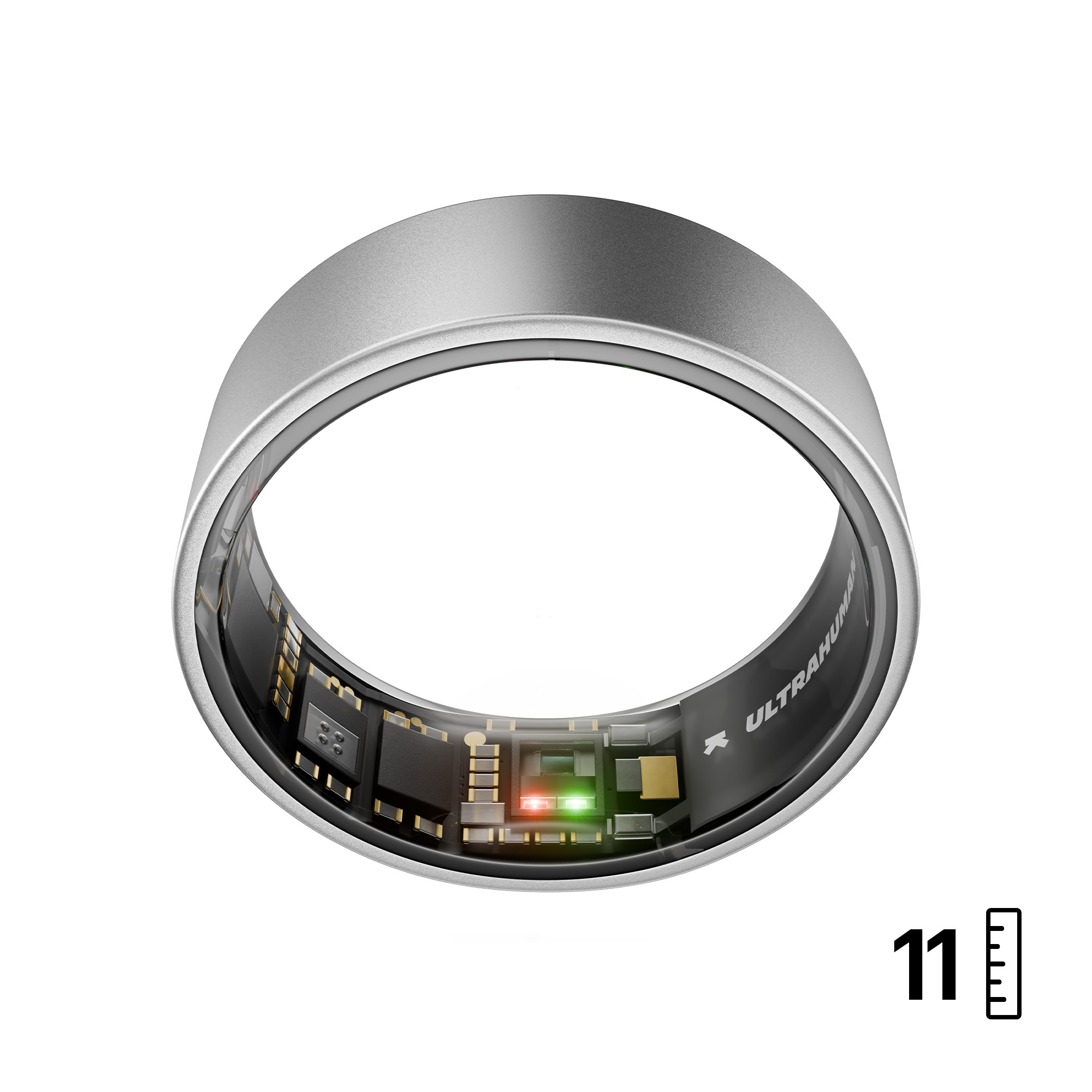 Ultrahuman Ring Air Smart-Ring Aktivitäts-Tracker Titan Größe 11