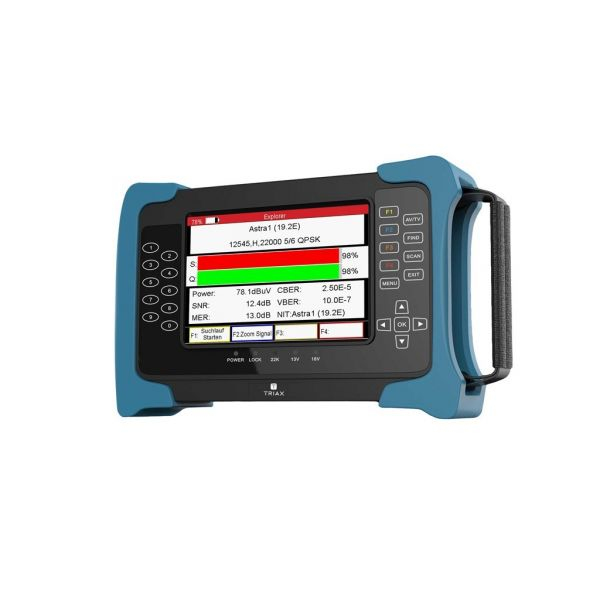 Triax UPM 1400 Satellitenfinder 50 - 2150 MHz TFT Schwarz, Blau