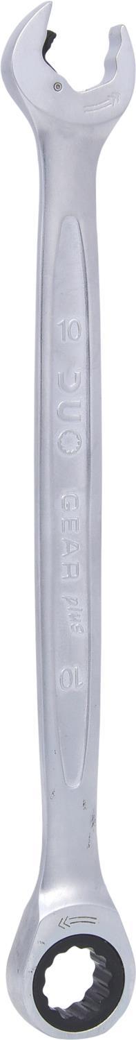 KS TOOLS DUO GEARplus Ringmaulschlüssel,Maul-Ratschenfunktion 10mm (503.5210)