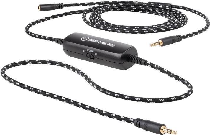 Elgato Chat Link Pro Audio-Kabel 2,5 m 3,5 mm Buchse 2 x 3,5 mm Stecker Schwarz