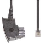 e+p T 37 10m Schwarz Telefonkabel (T37)