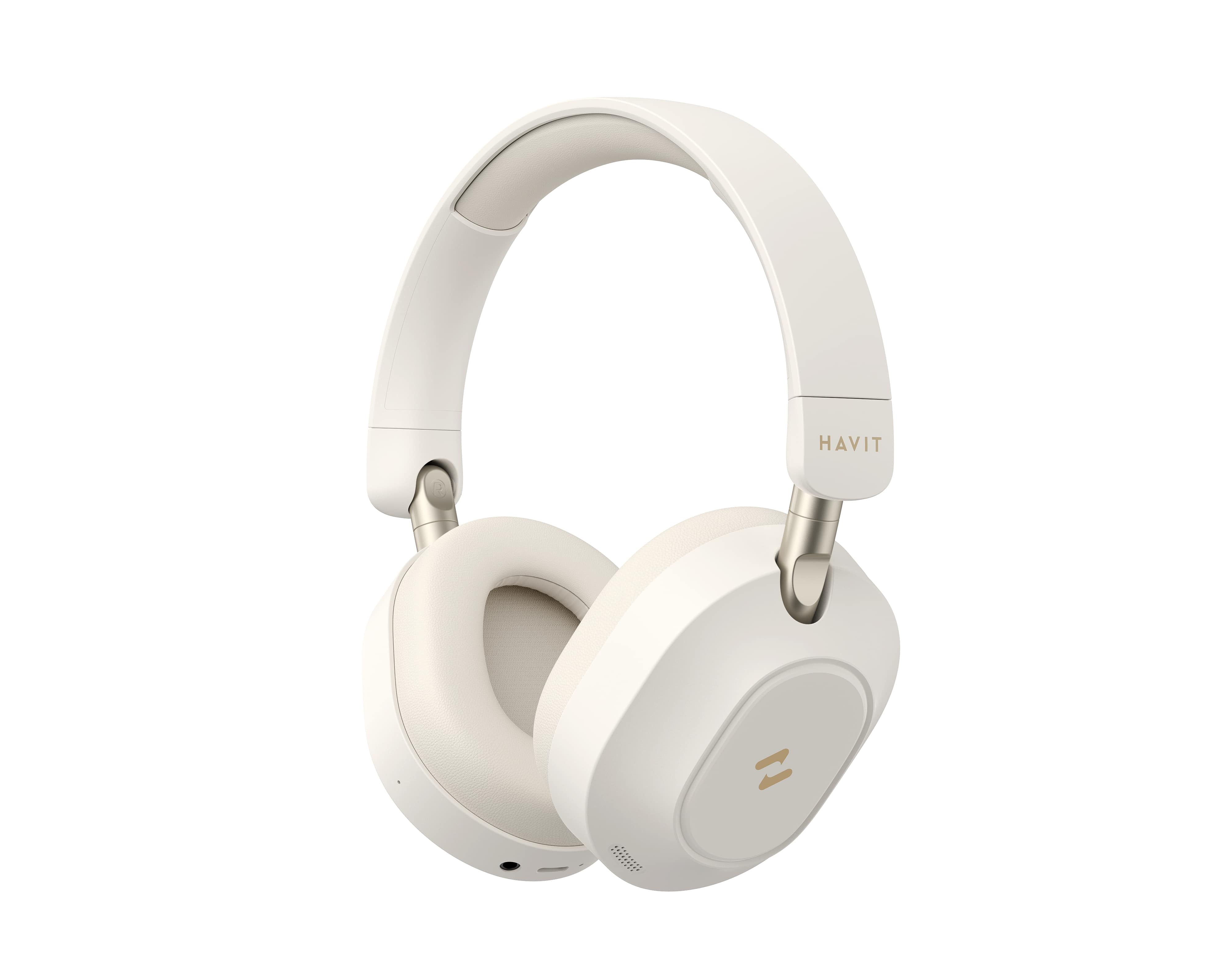 HAVIT H668BT Kabellose Bluetooth Kopfhörer 80 h Beige