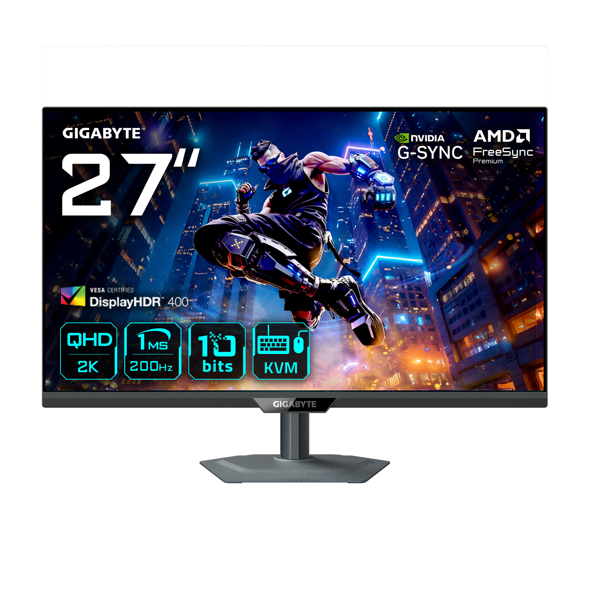 Gigabyte M27Q2 QD 27" QHD SS-IPS Gaming-Monitor 200 Hz Schwarz