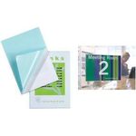 GBC Laminierfolientasche Peel'nStickPouch, DIN A4, 250 mic 2 x 125 mic, selbstklebende Rückseite, glänzend (3747243)